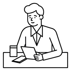 business man vector illustration