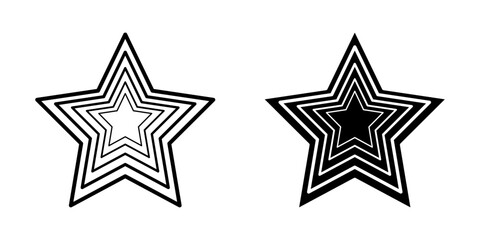 star icon white on background