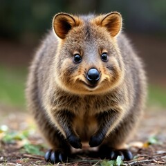 Fototapeta premium Adorable baby marsupial