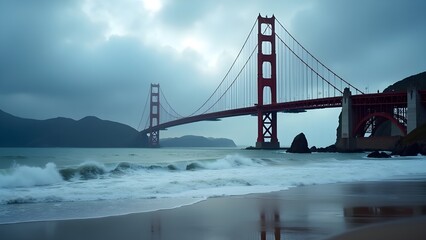 The Great Red Suspension Bridge