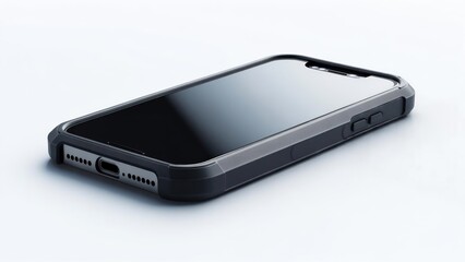 Smartphone case, angled view