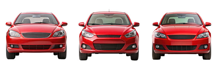 Naklejka premium car isolated on transparent white background, clipping path