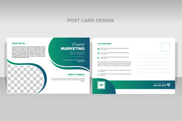 Professional Digital Marketing Expert Postcard Design Template for Business Promotion and Advertising Campaigns a Modern Corporate Identity