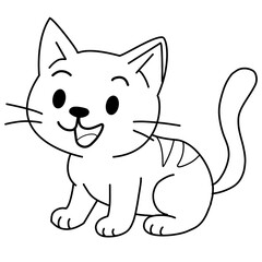 Illustration of a little cat by KPW.