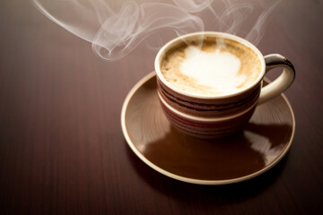 Cappuccino, Cup of Cappuccino Coffee