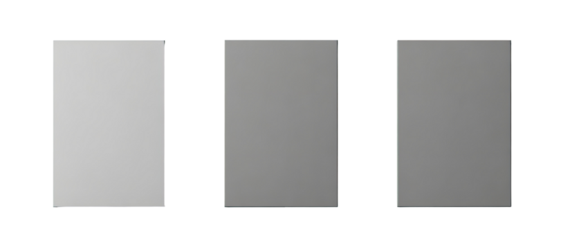 Three rectangular grayscale panels