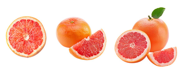 fresh grapefruits
