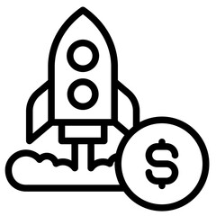 Startup icon vector illustration