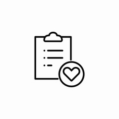 favorite task list icon sign vector