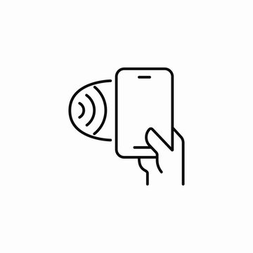 mobile contact payments icon sign vector