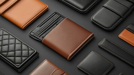 Stylish Leather Accessories, craft and organize your cards with elegant holder.