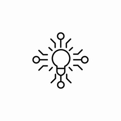 idea tool icon sign vector