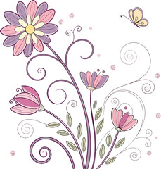 vector floral background