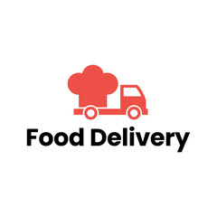 Minimal vector icon for express food delivery
