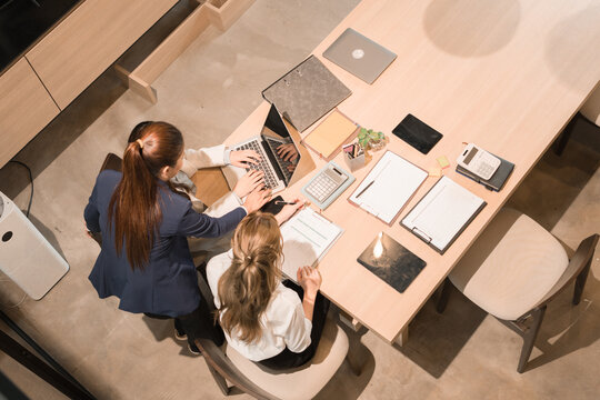Businessmen working in a team.