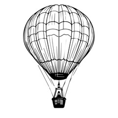 Obraz premium hot air balloon isolated