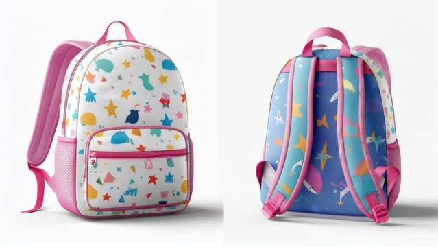 Two colorful backpacks - Powered by Adobe