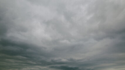 A Dramatic Overcast Sky Featuring Varied Cloud Patterns That Captivate and Inspire Awe