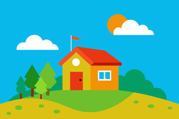 Hilltop Cottage with Laundry in Sun