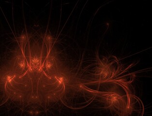 Imaginatory fractal abstract background Image