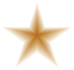 Obraz premium Gold star. Golden Christmas star isolated on white background. Nice illustration of a 3d look Gold star on white background. Star vector collection.