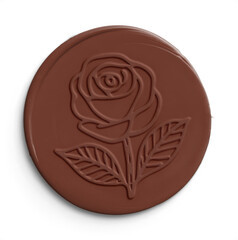 Crimson Clean Edge Wax Seal with Design
