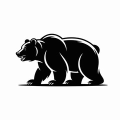 silhouette of a bear