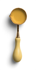 Golden Wax Melting Spoon with Wax