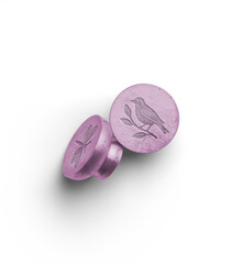 Amethyst Wax Stamps with Design