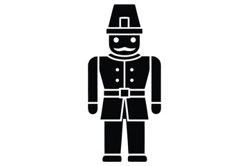 toy soldier vector icon