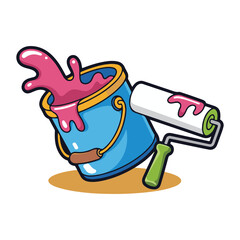 cartoon character of a man with a gun