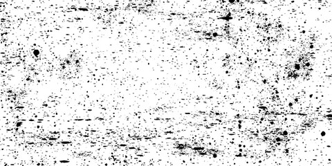 Distressed black texture dark grainy texture on white background. Grunge snow overlay. Vector illustration.