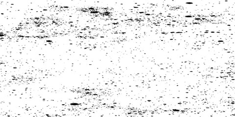 Distressed black texture dark grainy texture on white background. Grunge snow overlay. Vector illustration.