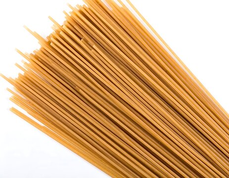 Close-up of uncooked spaghetti