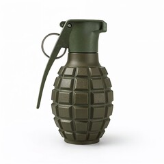 Hand grenade on a white background, isolated  