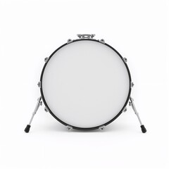 Fototapeta premium Bass drum on isolated white background 