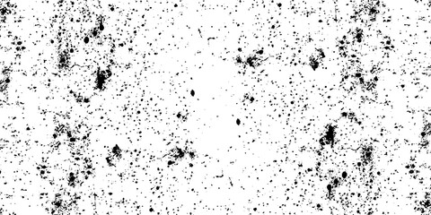 Distressed black texture dark grainy texture on white background. Grunge snow overlay. Vector illustration.