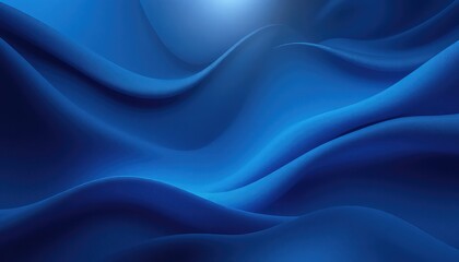 Sophisticated undulating background of textured deep blue material with a radiant light casting a smooth, calming, dreamy ambience