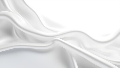 Obraz premium Abstract creamy satin surface with fluid, soft, and flowing lines to enhance any design or promotional materials