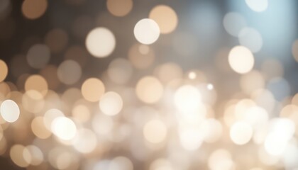 Obraz premium A soft glow with a dreamy effect as lights shimmer and create a beautiful warm abstract aesthetic