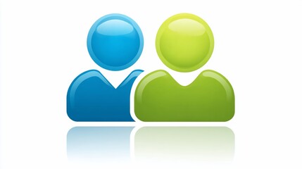 Two people, diverse colors