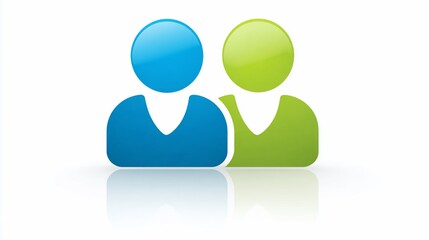 Two people, partnership