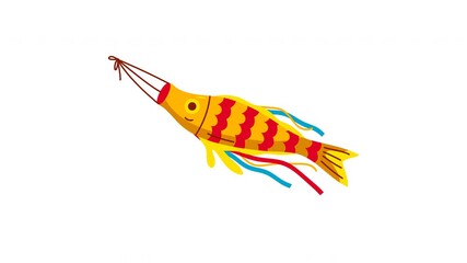 Vibrant Koinobori Carp Streamers Decorations Symbolizing Children's Day Celebration In Japan And Family Health - Powered by Adobe