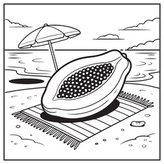 Fruits Coloring Pages