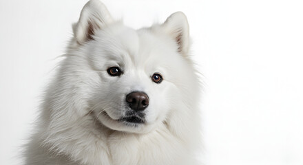 Obraz premium portrait of a white dog