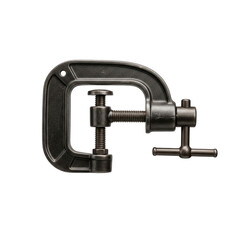 A cast iron adjustable table clamp