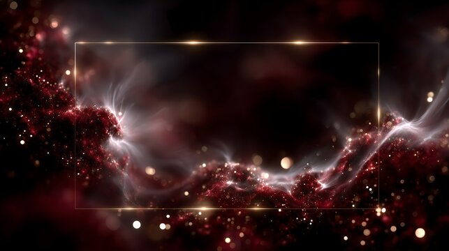 Dreamy representation of ancient Arabic oriental style featuring cosmic elements and swirling patterns with vibrant colors