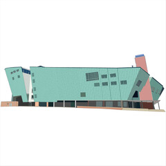 NEMO Museum building vetor art