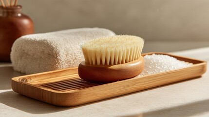 Spa Essentials  Brush and Towel