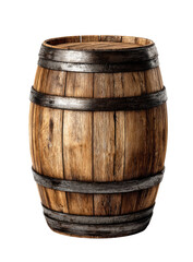 Wooden barrel, aged, rustic